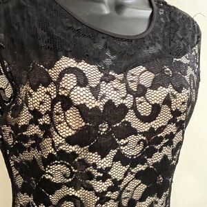 Elegant Black Lace Dress size 10